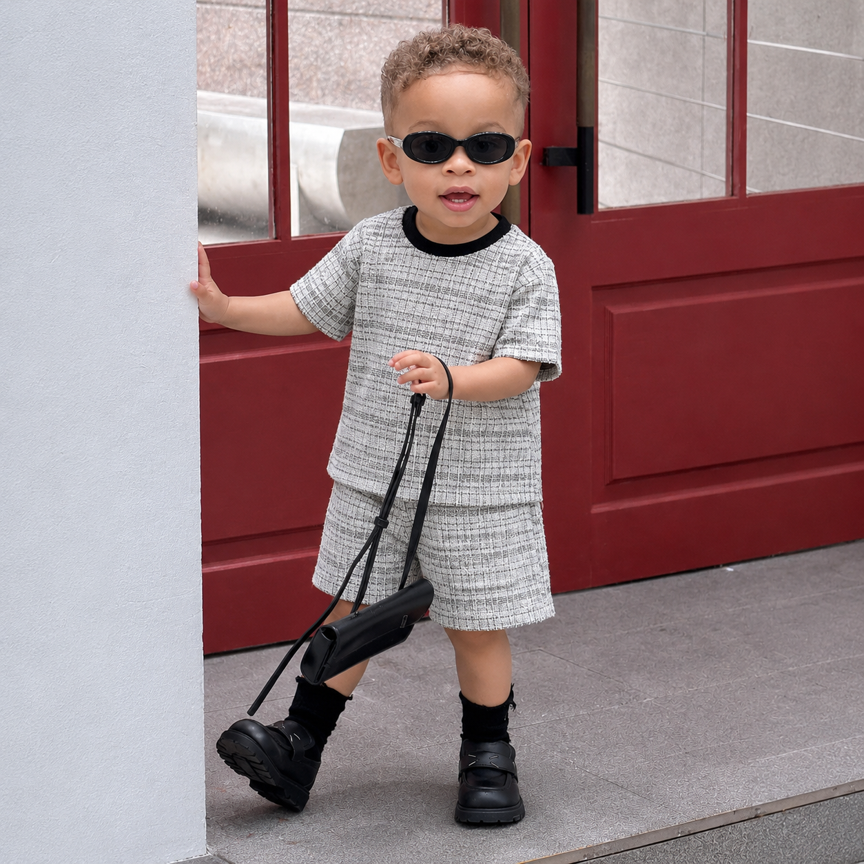 Conjunto Manga Curta Infantil Theo™