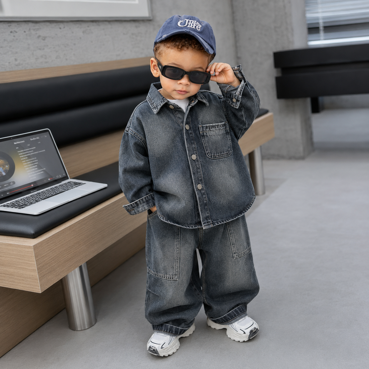 Conjunto Infantil Street Denim™