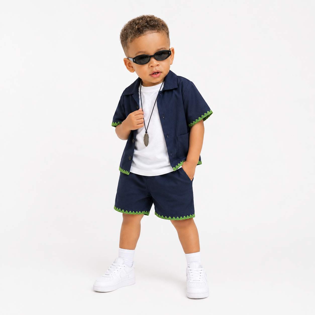 Conjunto Manga Curta Infantil Noah™